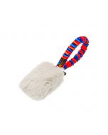 Tug-E-Nuff Faux Fur Pocket Bungee Squeaker