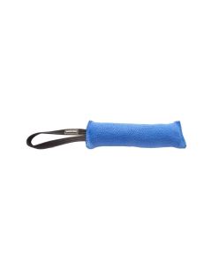 Dingo Gear Mordedor de tela francesa azul con un asa 28 cm x 7 cm