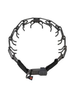 HS Sprenger Collar Ultra-Plus ClicLock de acero inoxidable negro